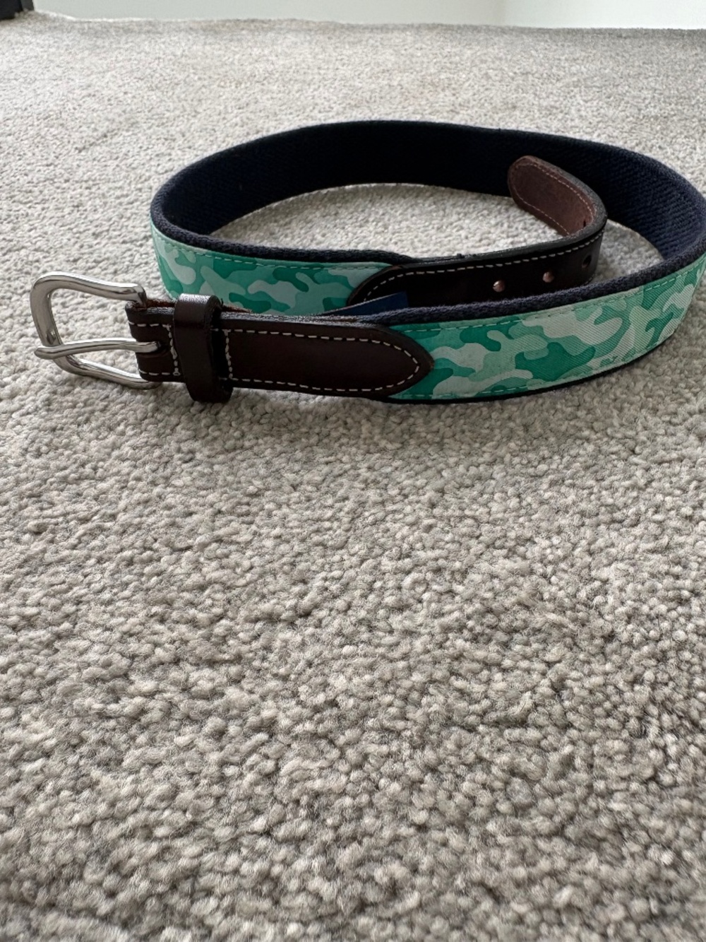 Vineyard Vines Boys Camo Canvas Club Belt